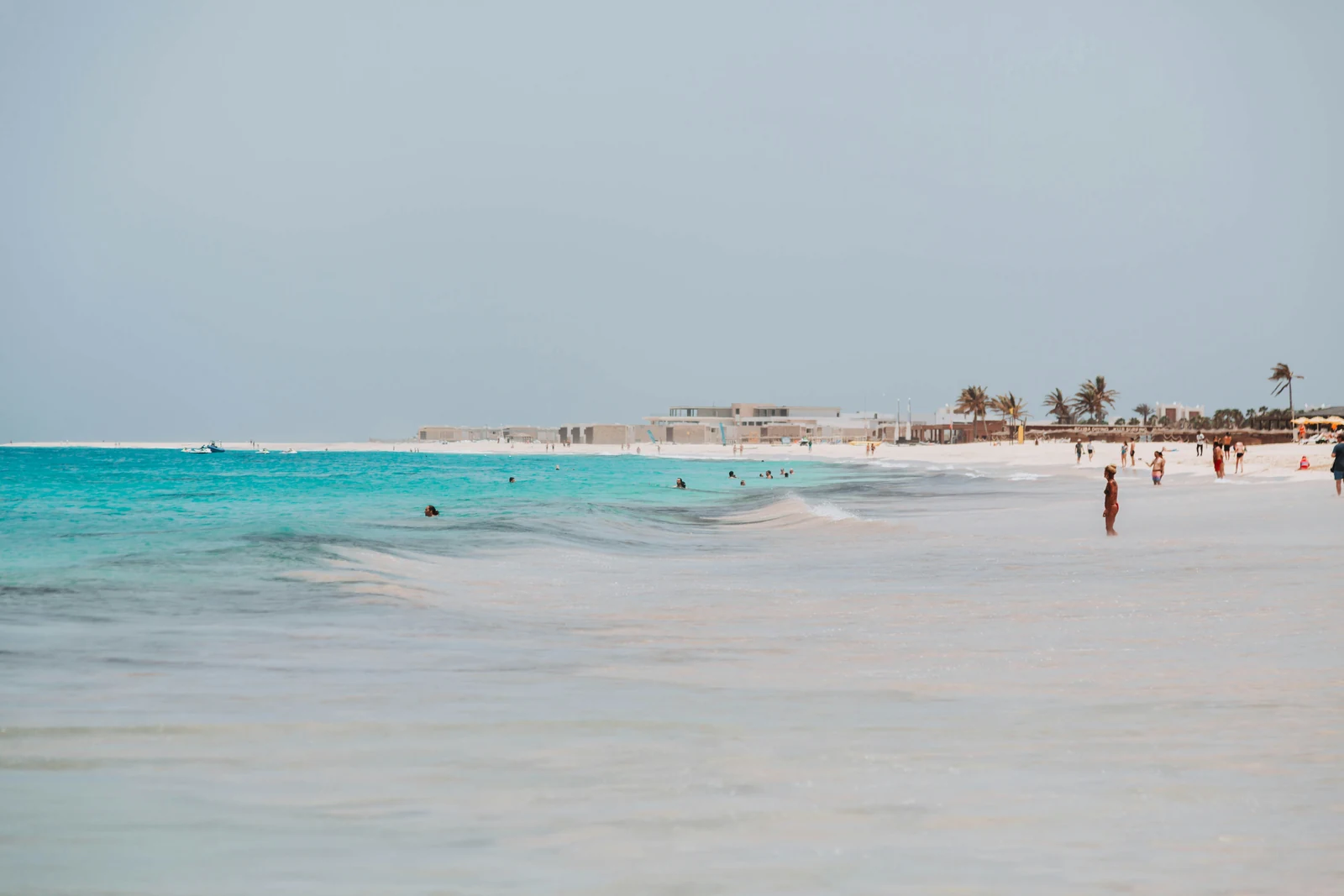 La plage de Santa Maria à Sal, Cap-Vert